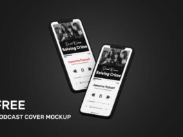 25+ Podcast Cover Mockup Free Download