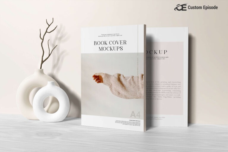 Luxury Book Cover mockup