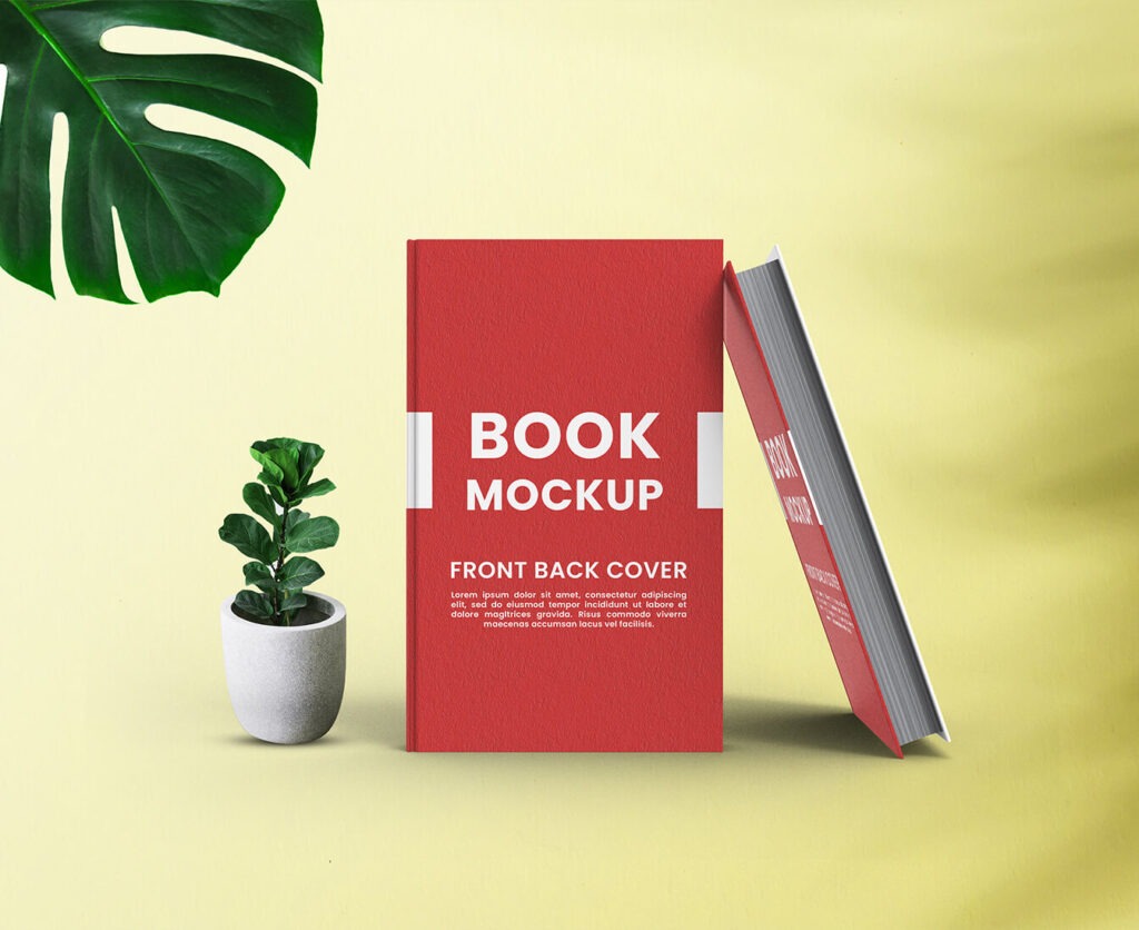 Minimalist Book Cover mockup