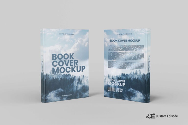 Book Cover Mockup Free Download PSD