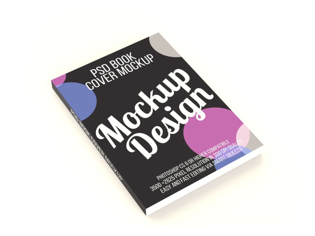 Psd Book Cover Mockup Design