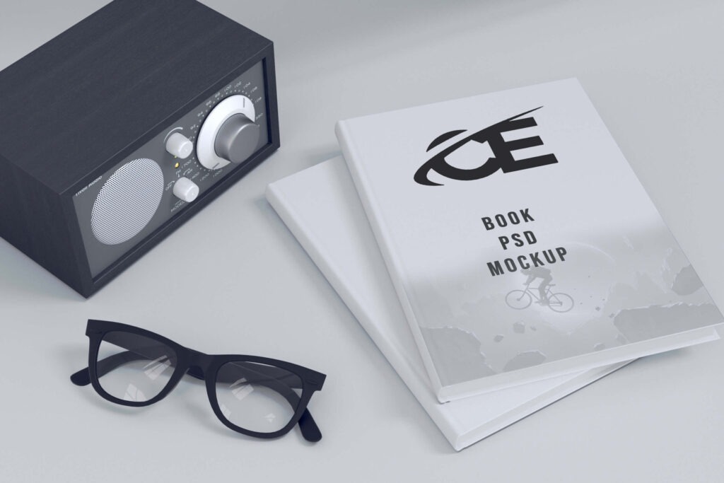 softcover book mockup
