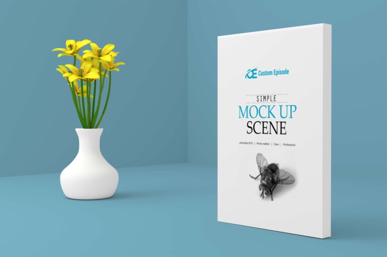 Book Cover Mockup Free Download