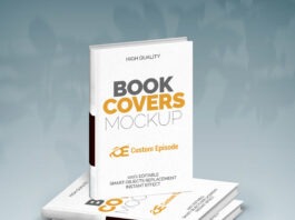 Book Cover Design PSD Mockup