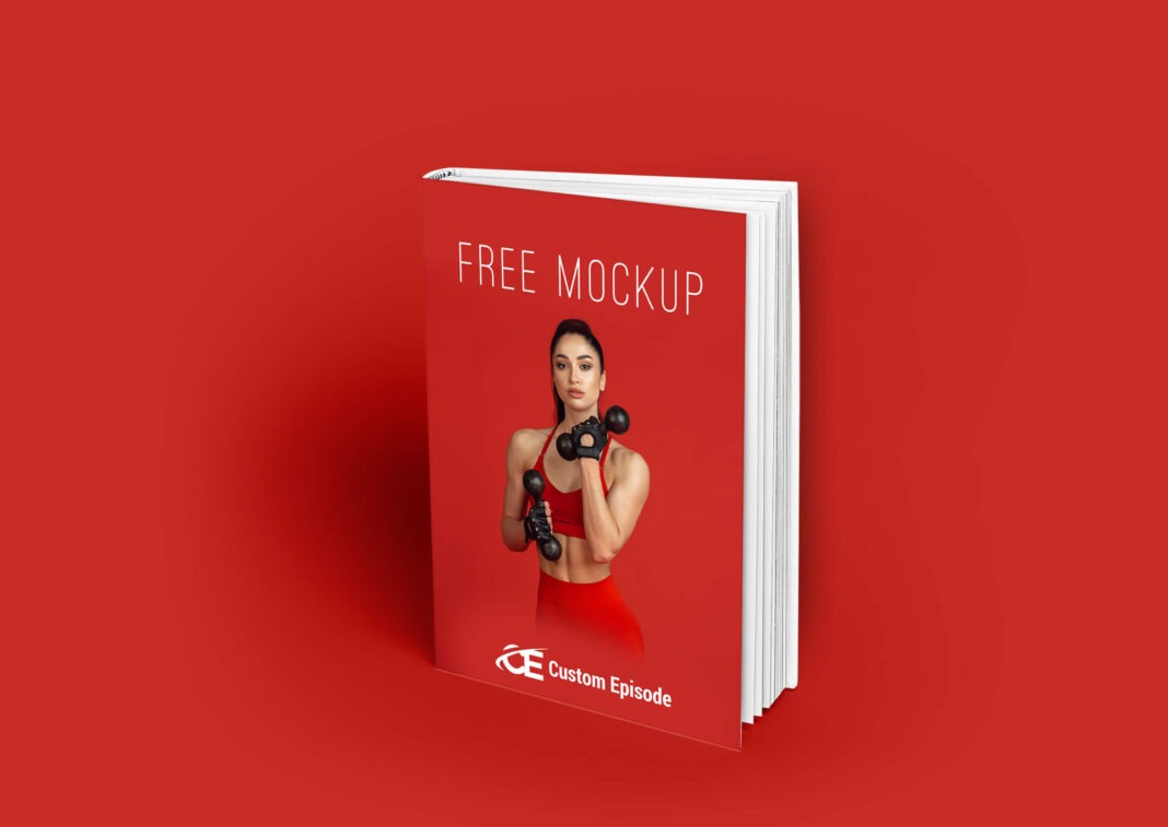 Exercise Book cover mockup Free Download