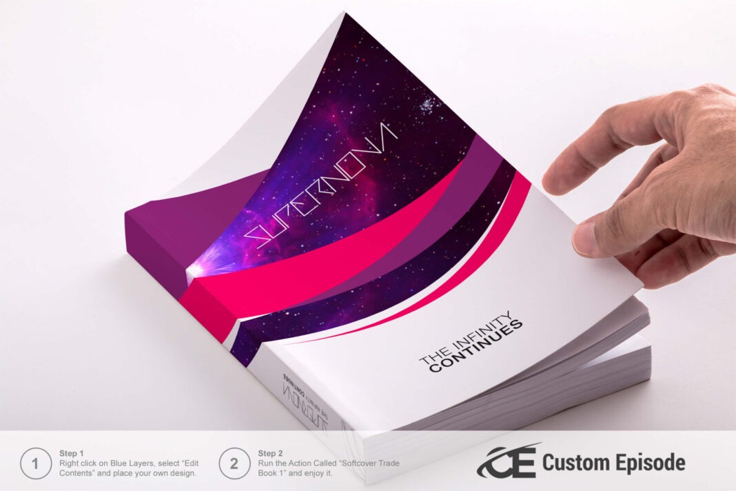 Book cover Mockup Photoshop PSD