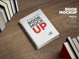 Book cover Mockup Free Download