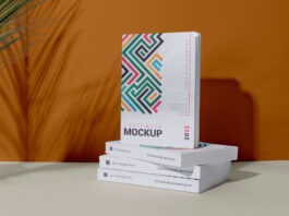 3d book mockup free