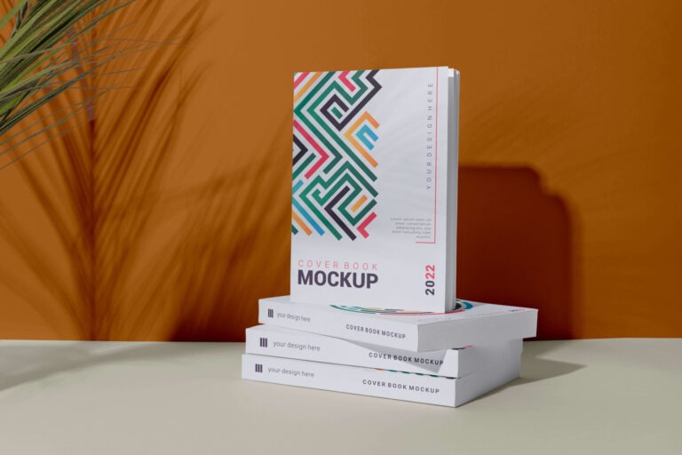 3D Book Cover Mockup Free