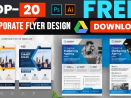 20 Flyer Design PSD Templates Free Download