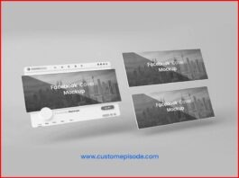 Facebook Cover Mockup Free Download