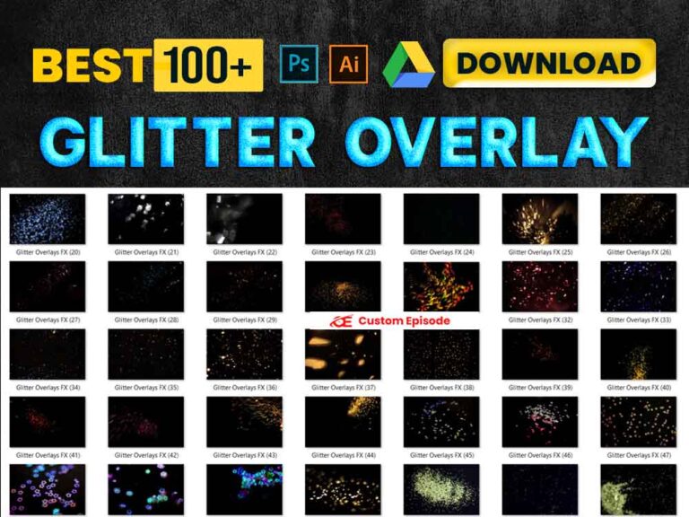 100+ Glitter overlay Design Images Bundle Free Download