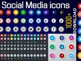 1000+ social media icons Bundle Free Download