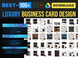 100+ Luxury Business card Design Bundle Free Download image preview