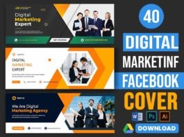 40+ Digital Marketing Facebook Banner Design PSD Templates Free Download