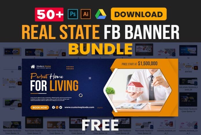 50+ Free Real Estate Facebook Cover Design PSD templates Free Download