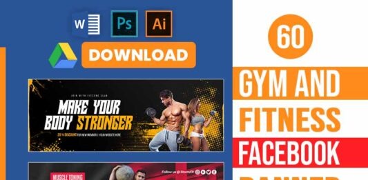 60+ Fitness & Gym Facebook Banner design free download