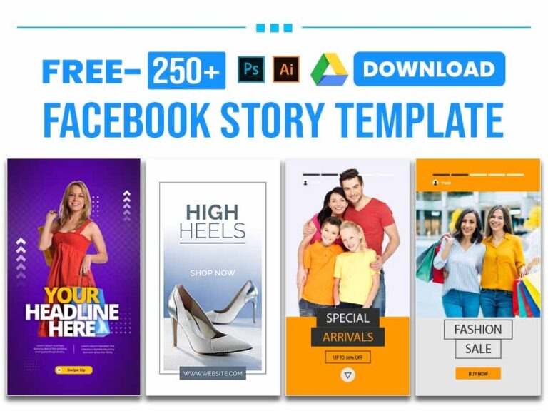 250+ Facebook Story Design PSD Template Free Download
