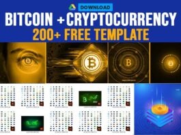 Download Free Cryptocurrency Bitcoin Template Bundle 2023