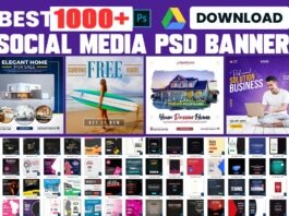 1000+ Free Social Media PSD Templates Bundle