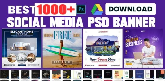 1000+ Free Social Media PSD Templates Bundle