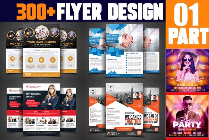 300+ Flyer Design templates Mega Bundle Free Download Part 1