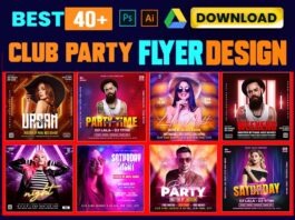 Event Club party Social media Post Banner PSD Templates Free Download