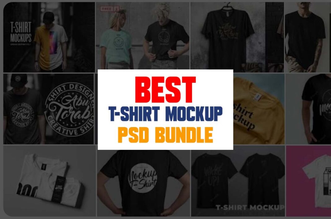 Best t shirt mockup bundle Free Download