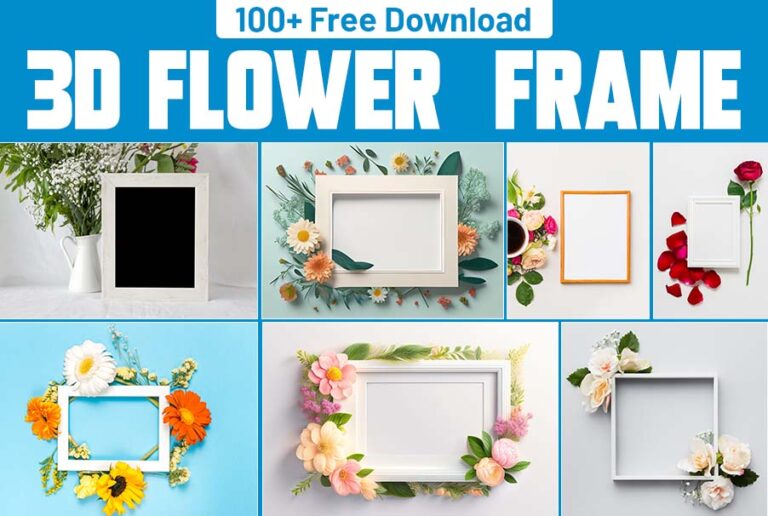 100+ Flower Photo Frame PNG Background Images Free Download
