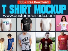 Download 100+ Best T-Shirt Mockup PSD templates
