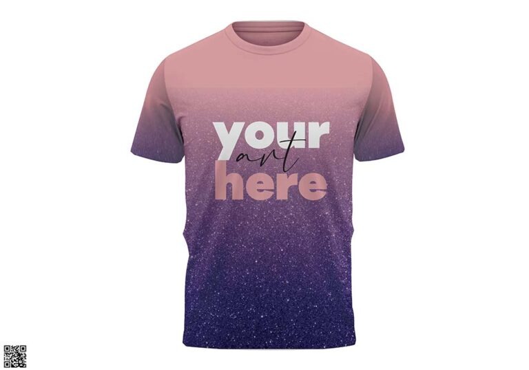 PSD mockup male black polo shirt with short arm view front side