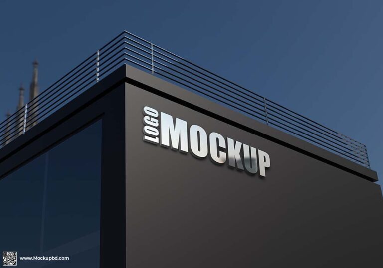 ‎Company Logo Mockup Free Download