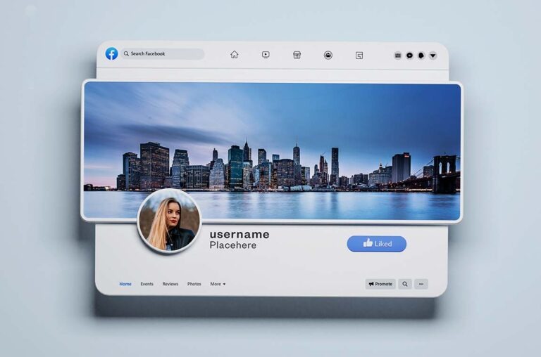 Facebook Cover mockup Template Psd templates Free