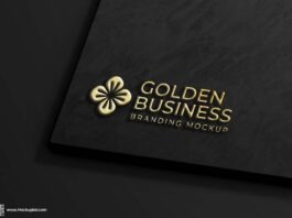 Business logo mockup free download