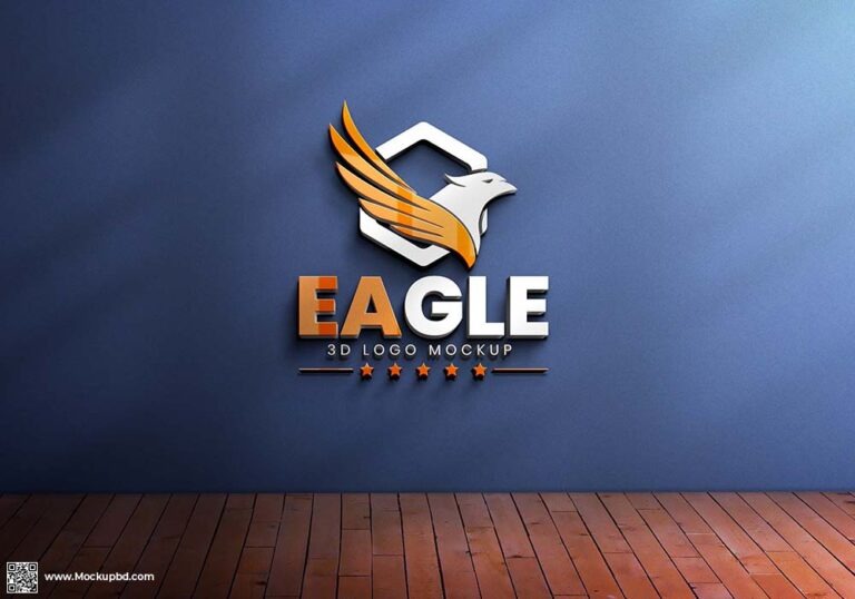 3D Logo mockup presentation