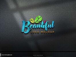 Beautiful logo mockups Free Download