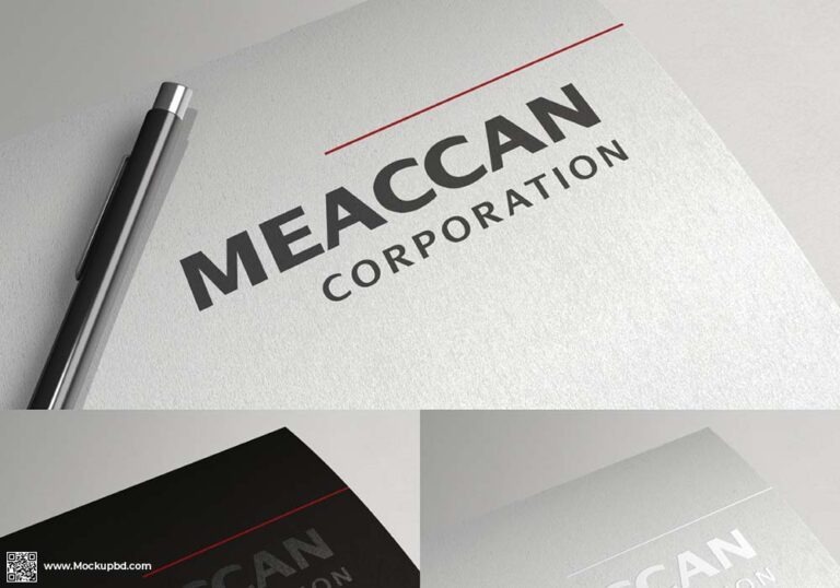 Stamp mockup PSD free Download