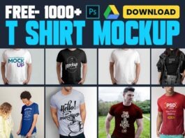 1000+ Best T-Shirt Mockup PSD Free Download