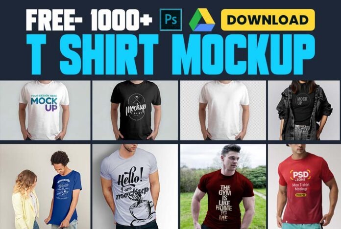 1000+ Best T-Shirt Mockup PSD Free Download