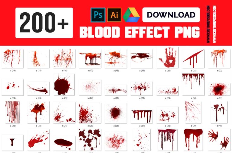 200+ Best Blood Effect PNG images Free Download