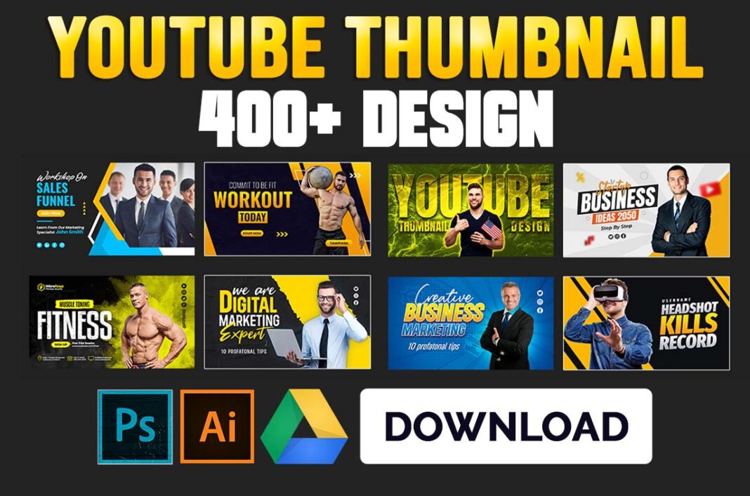 400+ Best YouTube Thumbnail Design PSD Templates Free Download