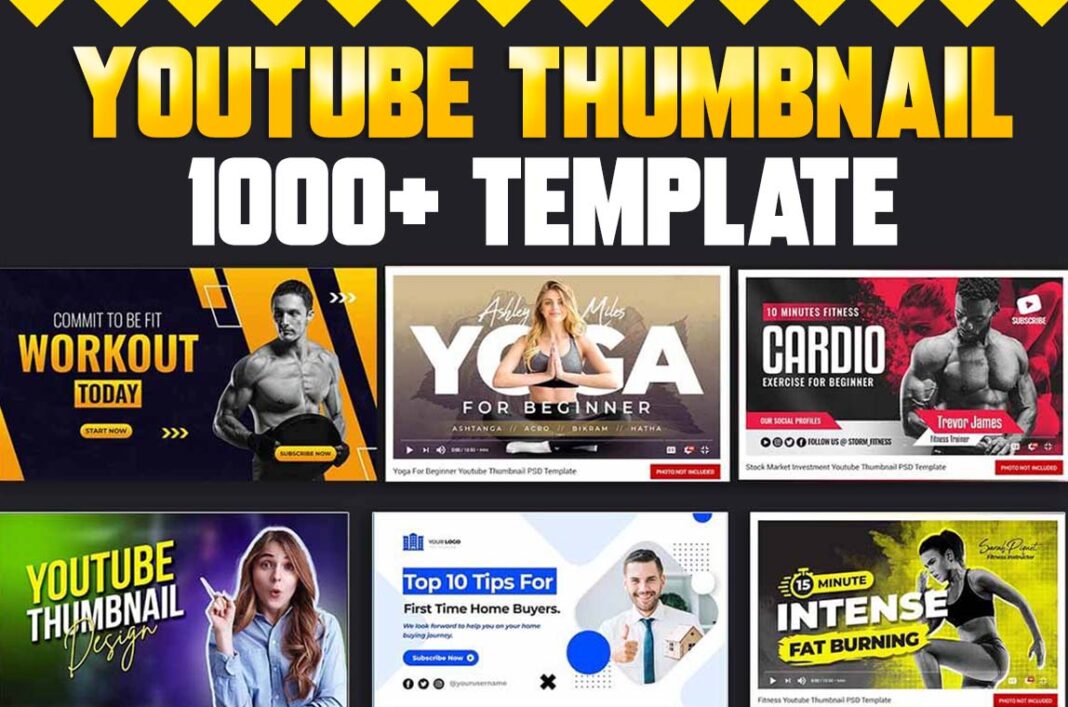 1000+ Best YouTube Thumbnail Design PSD Templates Free Download