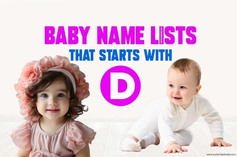 1000+ Popular Baby Names and Meanings That Start with D