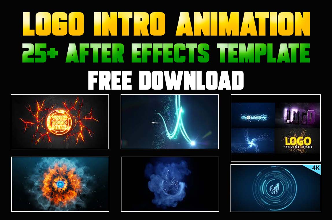 25+ Best Logo Intro After Effects Templates Bundle Free Download Zip Files