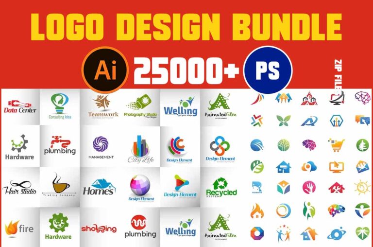 25000+ Logo Design Templates Mega Bundle Free Download Photoshop And Adobe Illustrator Files Part A