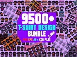 9500+ T-shirt Design Mega Bundle Free Download