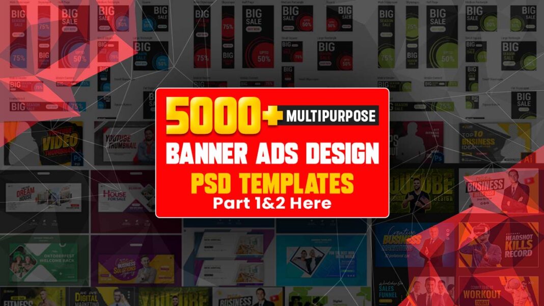 5000+ Web Banner ads PSD Templates Free Download