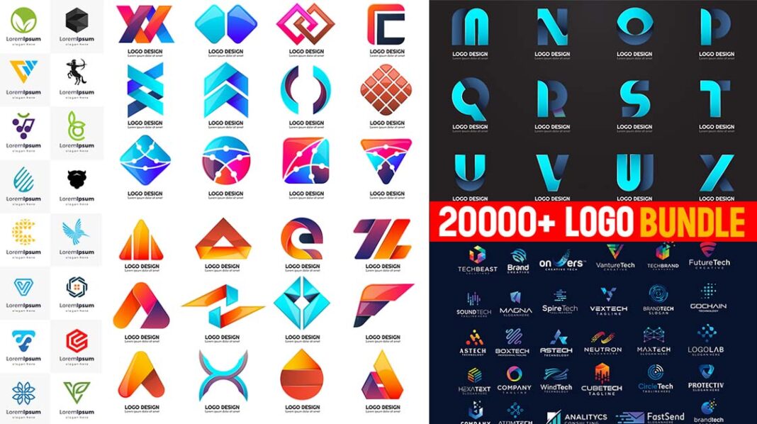 20000+ Logo Design Bundle Free Download