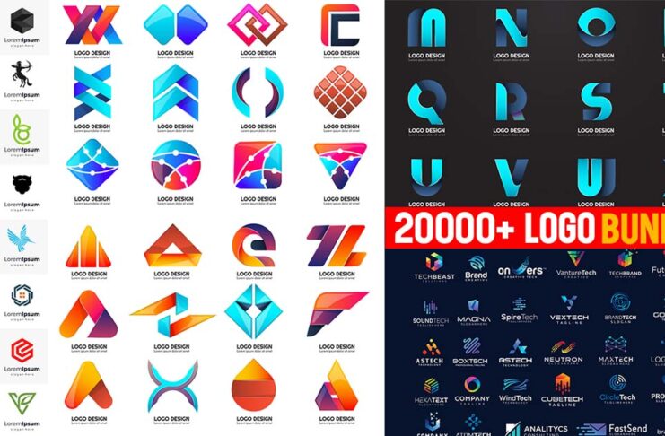 20000+ Logo Design Bundle Free Download
