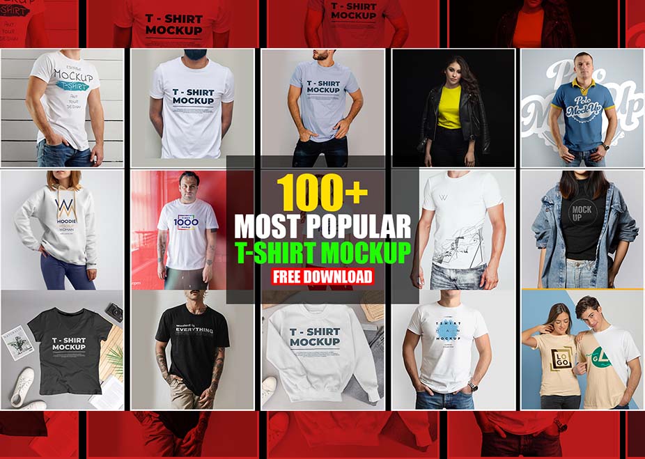 100+ Best T Shirt Mockup free download | টি-শার্ট মকআপ ফ্রী ডাউনলোড T-shirt mockup PSD Free Download